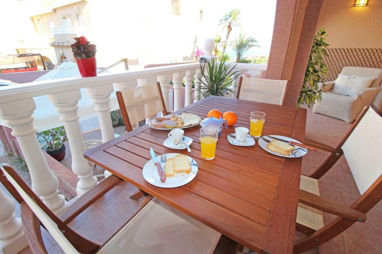 Bungalow Con Terraza, Piscina Y Vistas Al Mar Gran Alacant Exterior foto